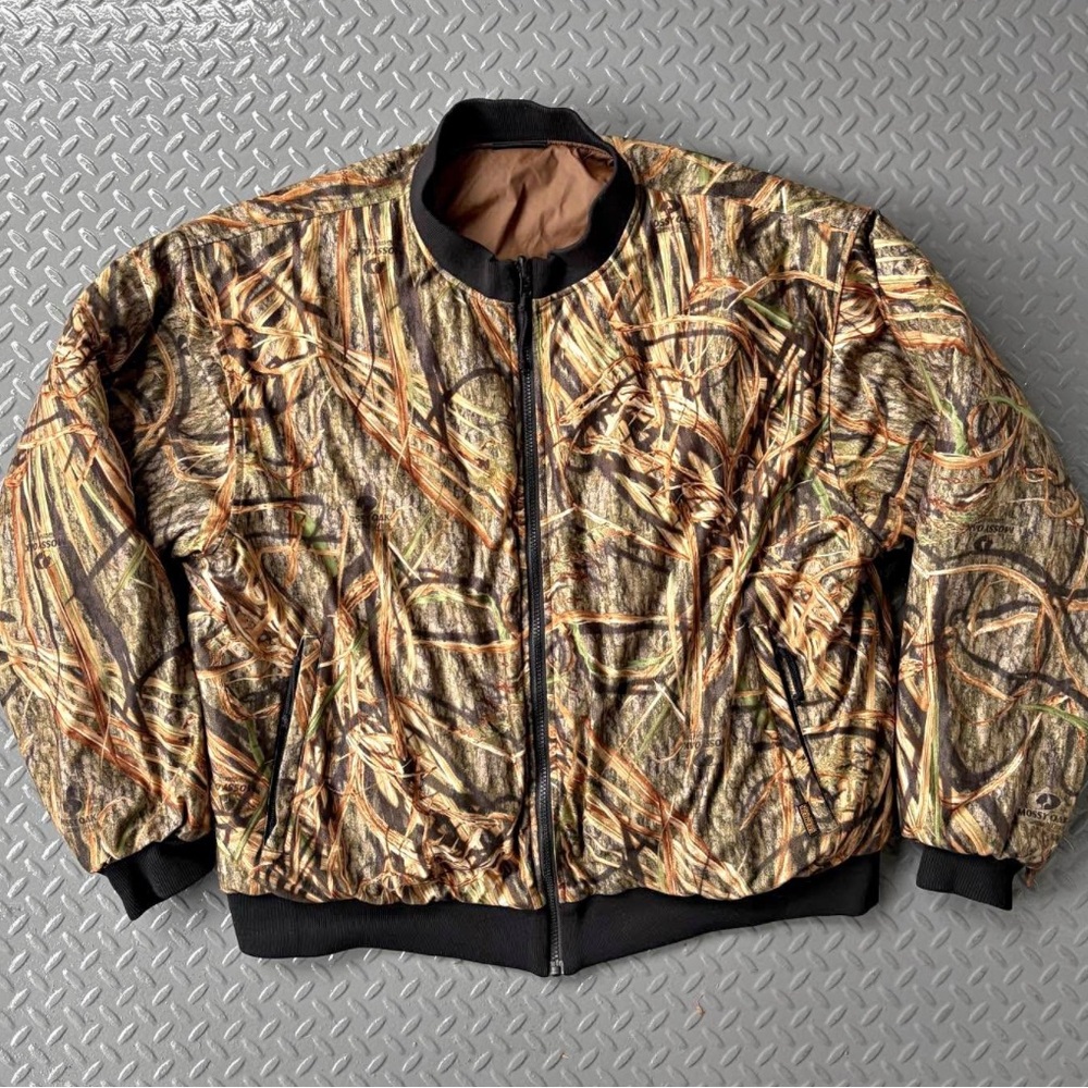 Fully Reversible Hunting Bomber Jacket
